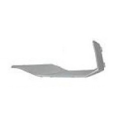 FRONT BUMPER GRILLE SIDE MOULDING (SILVER) (LH)