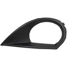 FRONT BUMPER FOG LAMP SURROUND - BLACK (RH)