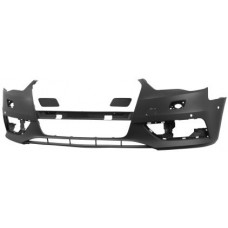 FRONT BUMPER - ALSO SPORT - W/WASH, PARK SENSOR + ASSIST HOLES (PRIMED)