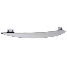 FRONT BUMPER GRILLE SIDE MOULDING - SILVER (RH)