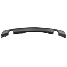 REAR BUMPER SPOILER - SALOON M SPORT (LH + RH SINGLE EXHAUST) (BLACK)