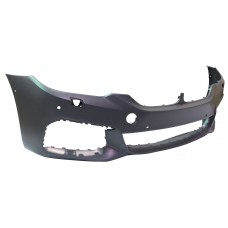 FRONT BUMPER - M SPORT - W/PARK SENSOR, PARK ASSIST, WASH HOLES (PRIMED)