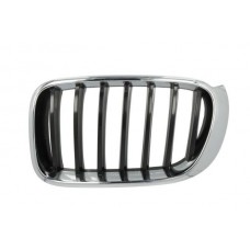 GRILLE - BLACK SLATS/CHROME FRAME (LH)