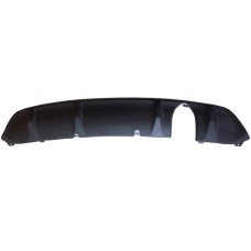 REAR BUMPER SPOILER - NO PARKING SENSOR HOLES (MATT BLACK)