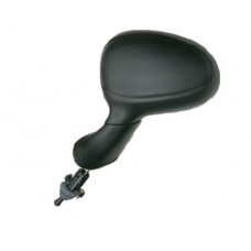 DOOR MIRROR - CABLE/LEVER - BLACK (LH)