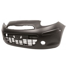 FT BUMPER - W/FLH (W/PDSH) (NO MOULDING HOLES) (BLACK)