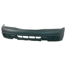 FRONT BUMPER - WITHOUT SIDE LAMP HOLE  - BLACK - 2001 >