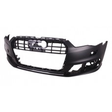 FRONT BUMPER - W/LOWER CHR TRIM - W/WASHER HOLES (PRIMED)