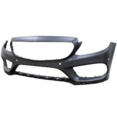 FRONT BUMPER - AMG - W/PARK SENSOR & ASSIST HOLES (PRIMED)