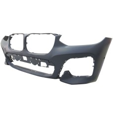 FRONT BUMPER - M SPORT - W/PARK SENSOR & ASSIST HOLES (MATT BLACK)