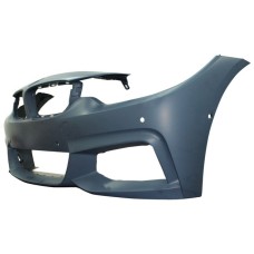 FRONT BUMPER - M SPORT - W/PARK SENSOR/ASSIST HOLES (PRIMED)