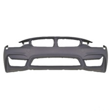 FRONT BUMPER - M4 - W/WASHER HOLES - HAS PARK SENSOR + ASSIST PROFILES (PRIMED)