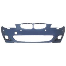 FRONT BUMPER - M SPORT - W/WASHER JET + PARK SENSOR HOLES (PRIMED)