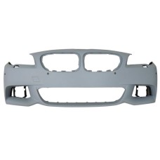 FRONT BUMPER - M SPORT - W/WASHER & PARK SENSOR HOLES (PRIMED)