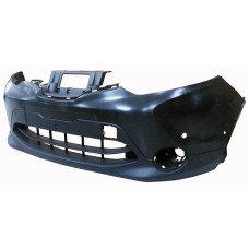 FRONT BUMPER - W/PARK SENSOR + ASSIST HOLES) (BLACK)