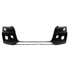 FRONT BUMPER - NOT S-LINE/SPORT - W/WASHER HOLES (PRIMED)