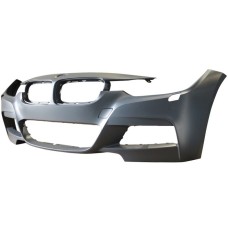 FRONT BUMPER - M SPORT - W/WASHER JET HOLES (PRIMED)