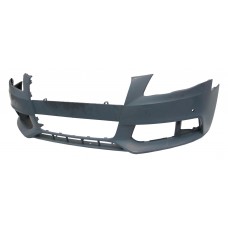 FRONT BUMPER - NOT S-LINE - W/PARK SENSOR HOLES (PRIMED)