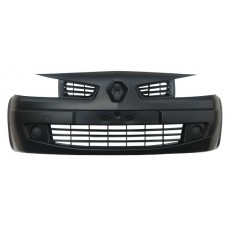 FT BUMPER - PRIMED - WITH GRILLE/MOULDINGS - W/F/L/H