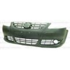 FRONT BUMPER - W/FOG LAMP HOLES (W/GRILLES) (MATT BLACK)