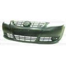 FRONT BUMPER - NO FOG LAMP HOLES (W/GRILLES) (MATT BLACK)