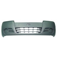 FRONT BUMPER - BLACK - WITHOUT FOG LAMP HOLES