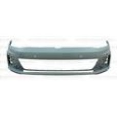 FRONT BUMPER - GTI/GTD/NOT R/R-LINE - W/PARKING SENSOR HOLES (PRIMED)