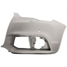 FRONT BUMPER END CAP - W/WASHER + SENSOR HOLES (PRIMED) (LH)