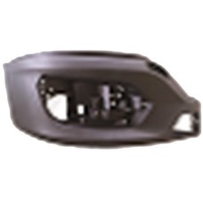 FRONT BUMPER END CAP - BLACK (RH)