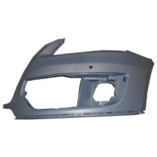 FRONT BUMPER END CAP - W/PARK SENSOR HOLES (PRIMED) (LH)