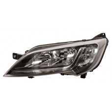 HEADLAMP - BLACK (W/HALOGEN DRL) (LH)