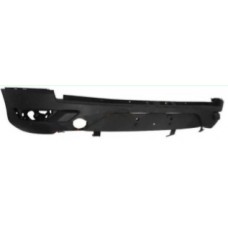 REAR BUMPER - W/PARKING SENSOR PROFILES (BLACK TEXTURED)