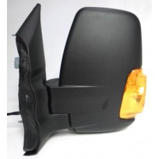 DOOR MIRROR - MANUAL (SHORT ARM) (AMBER INDICATOR) (BLACK)