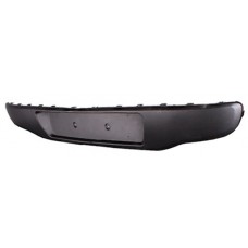 REAR BUMPER NUMBER PLATE MOULDING - BLACK