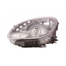 HEADLAMP - CHROME INNER/BLACK SURROUND - W/DRL (LH)