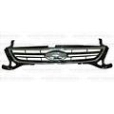 GRILLE - BLACK WITH CHROME MOULDING