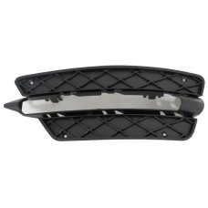 FRONT BUMPER GRILLE SIDE - AMG - W/DRL HOLE (LH)