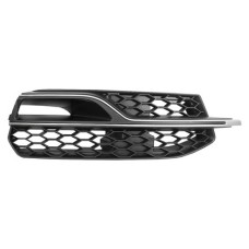 FRONT BUMPER GRILLE SIDE - NO FLH - W/SILVER MOULDING (RH)