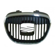 GRILLE CENTER - BLACK SLATS/CHROME FRAME