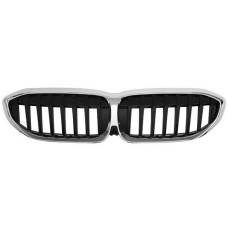 GRILLE - M SPORT - GLOSS BLACK SLATS/CHROME FRAME