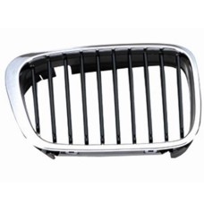 GRILLE - BLACK + CHROME SLATS/CHROME FRAME (RH)