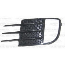 FRONT BUMPER GRILLE - OUTER - WITH FOG LAMP HOLE - BLACK (LH)