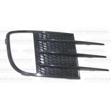 FRONT BUMPER GRILLE - OUTER - WITH FOG LAMP HOLE - BLACK (RH)