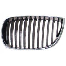 GRILLE - BLACK SLATS/CHROME FRAME (LH)