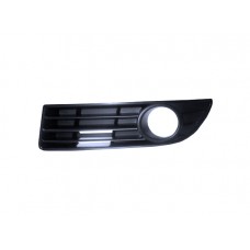 FRONT BUMPER GRILLE OUTER - BLACK - WITH FOG LAMP HOLE (LH)