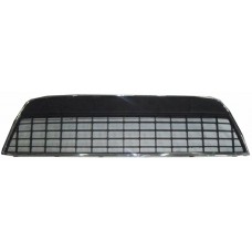 FRONT BUMPER GRILLE - CTR - BLACK WITH CHROME SURROUND