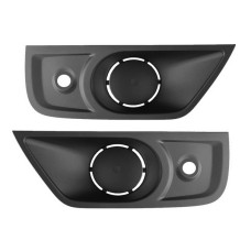 FRONT BUMPER GRILLE SIDE SET - NO FLH - W/PARK SENSOR HOLE (2 PCS)