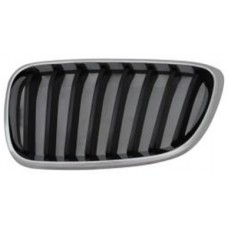 GRILLE - BLACK SLATS/CHROME FRAME (LH)