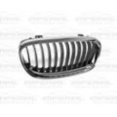 GRILLE - BLACK & CHROME SLATS/CHROME FRAME (RH)