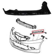 FRONT BUMPER BRACKET (LH)